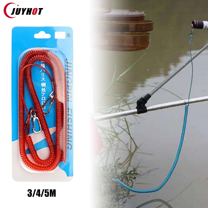 Fishing Line Spooler - Рыболовная удочка 3/4/5 метров, спиральная пружинная