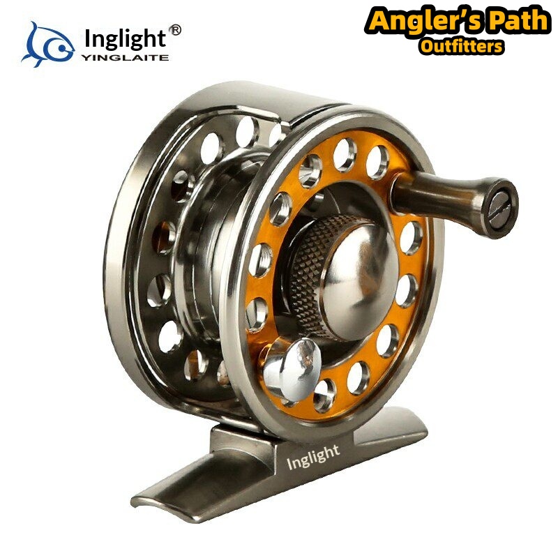 Ice Fishing Line - Рыболовная катушка Yinglaite LG60: цельнометаллическая, ультралегкая,