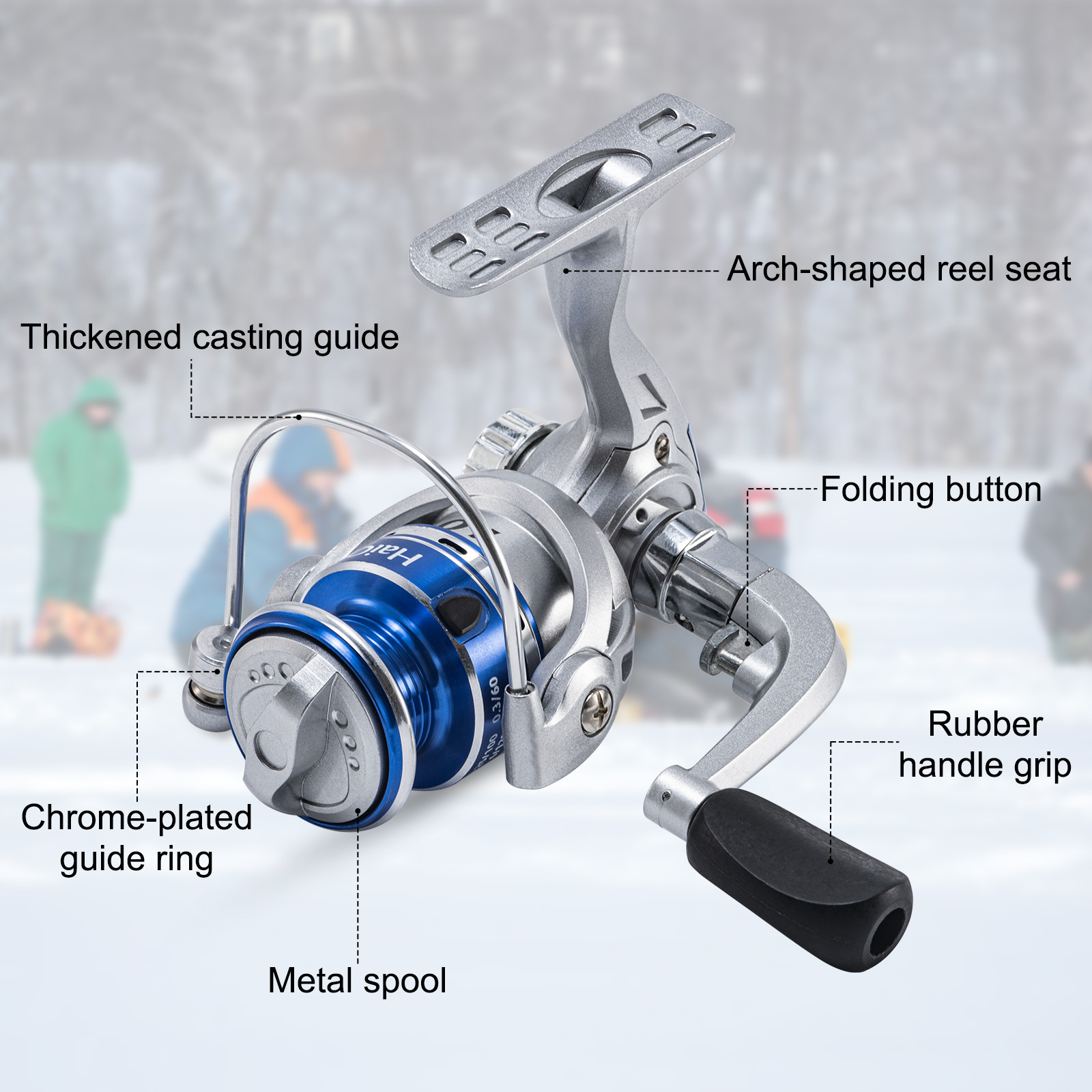 Новые катушки Goture для зимне – обзор и цена Ice Fishing Line