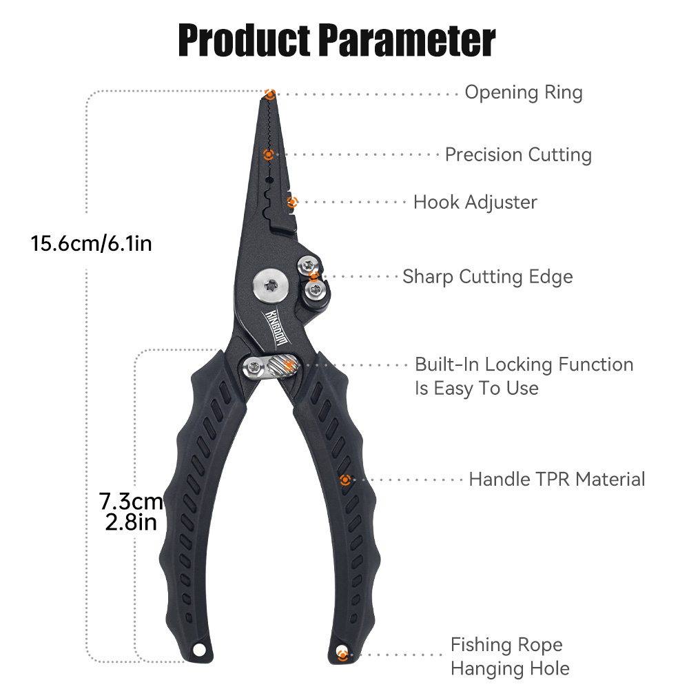 Рыболовные плоскогубцы Kingdom – обзор и цена Fishing Line Cutter