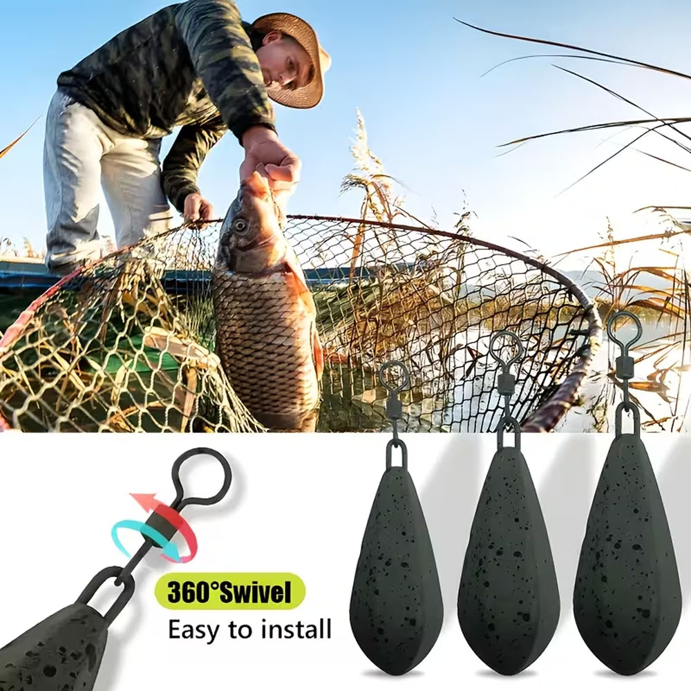Набор из 4 сверхмощных грузил  – обзор и цена Saltwater Line