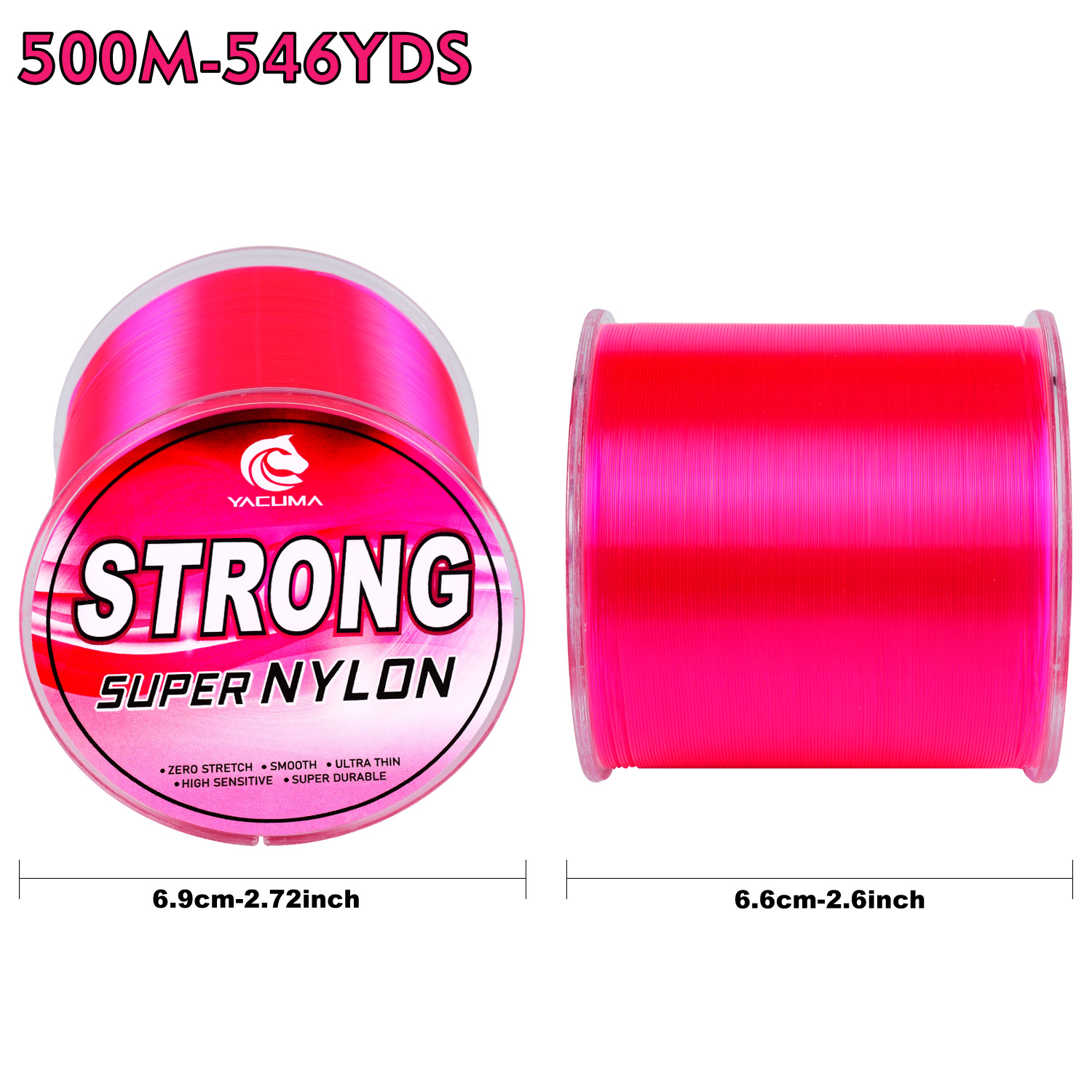 Леска YACUMA 500M-546YDS, проч – обзор и цена Fluorocarbon Line