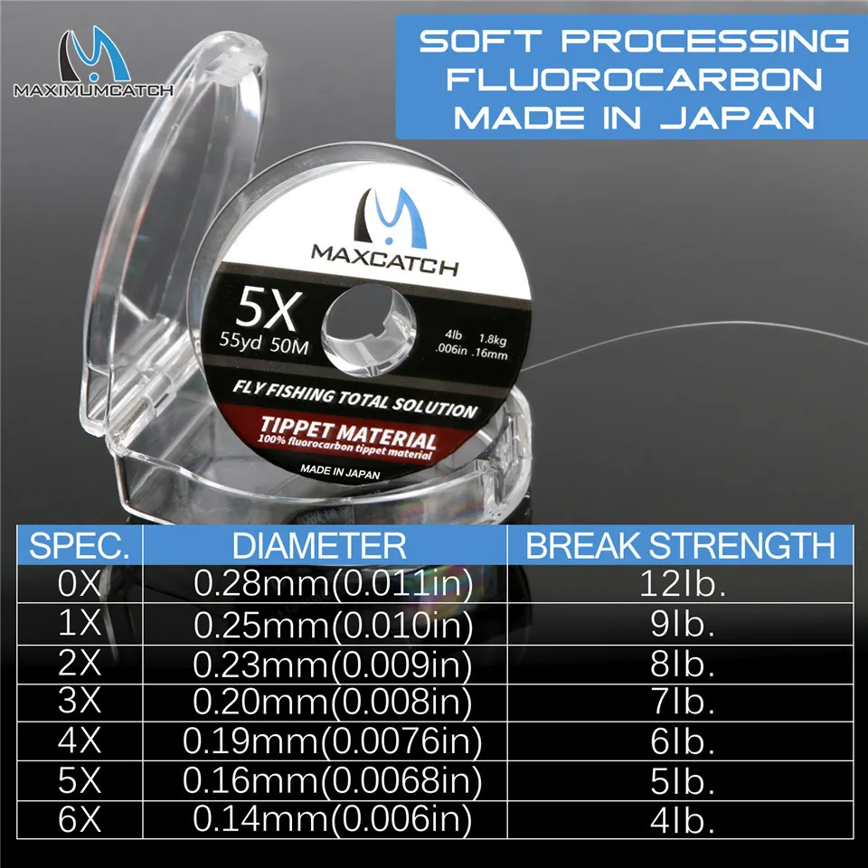 MAXCATCH 1/2 шт. Флюорокарбоно – обзор и цена Fluorocarbon Line